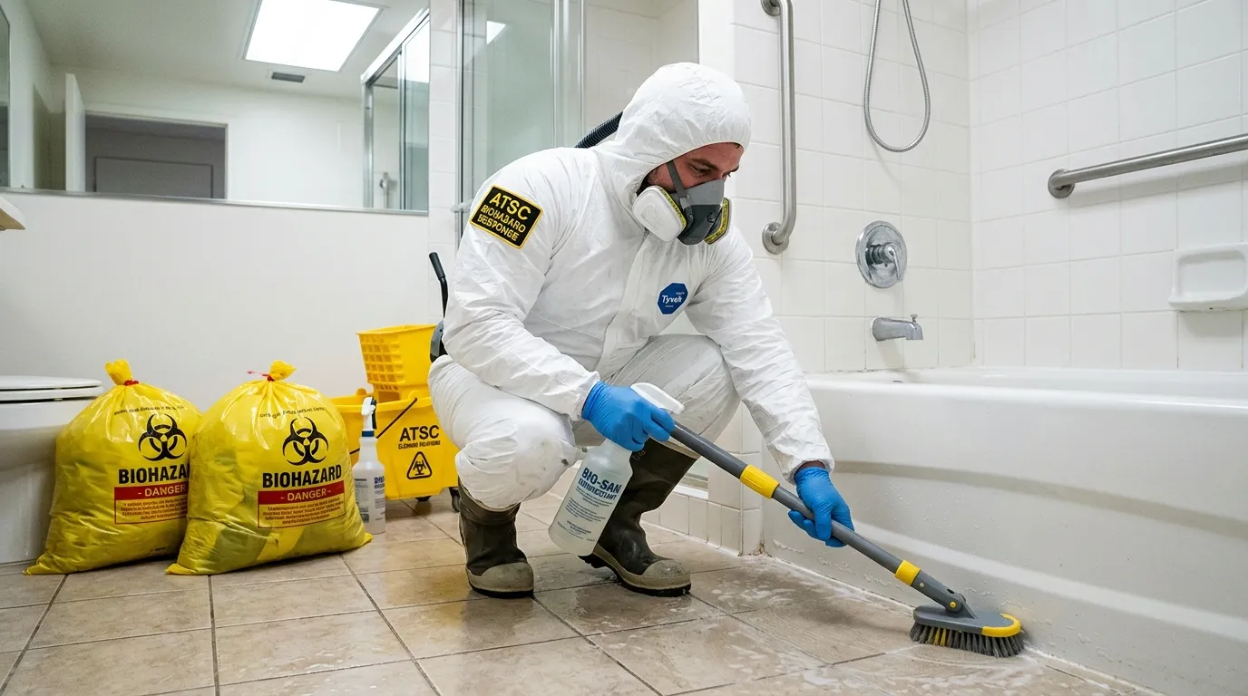 Decontamination equipment deployed for Blood Cleanup in Sheffield Lake